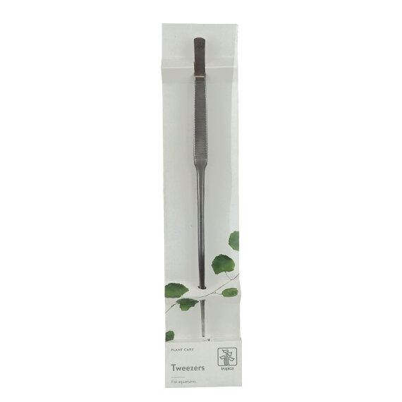 Pflanzenpinzette Edelstahl 25 cm schmale Spitze Tropica