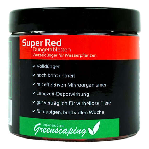 Super Red Düngetabletten 100 Stück für Aquarien