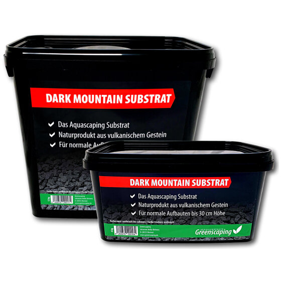 Dark Mountain Substrat Bodengrund für Aquarien