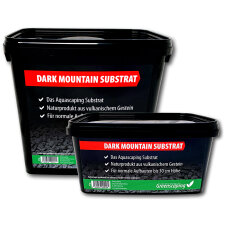 Dark Mountain Substrat Bodengrund für Aquarien