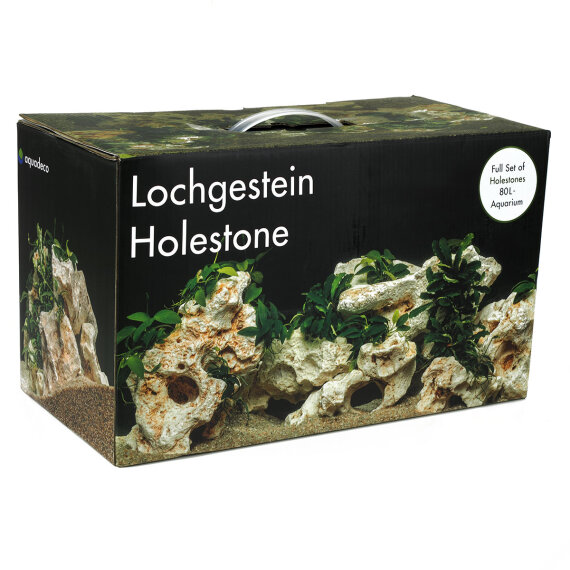 Deko-Set Multi-Lochgestein für 80L Aquarium