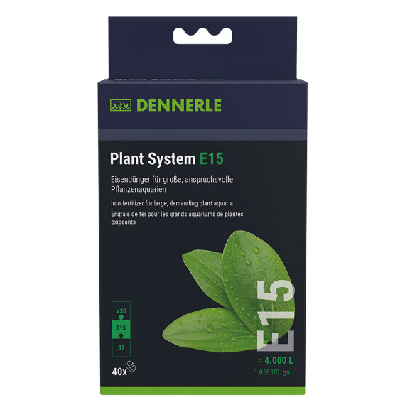 E15 Eisen-Düngetabletten für anspruchsvolle Pflanzenaquarien 40 Stück