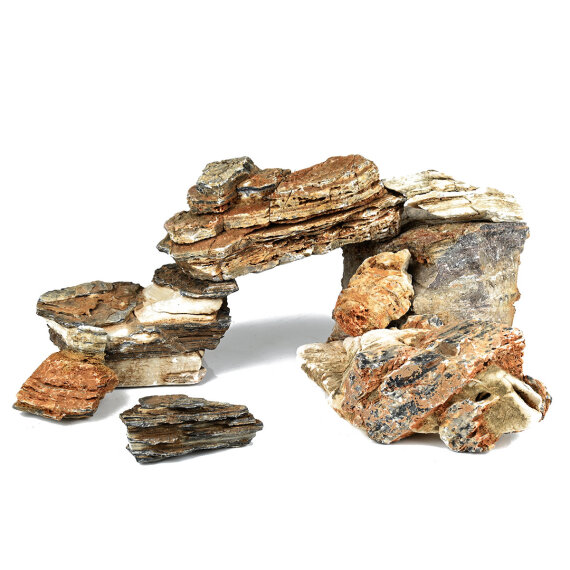 Helle Pagode für 60cm Aquarium Set - Canyons im Aquarium