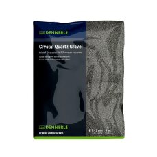 Kristall-Quarzkies diamantschwarz 5 kg, Aquarium-Bodengrund